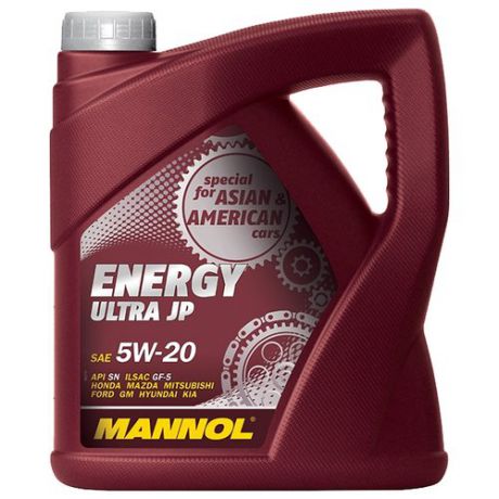 Моторное масло Mannol Energy Ultra JP 5W-20 4 л