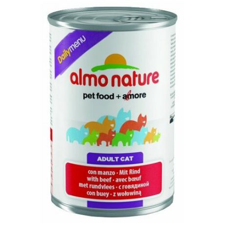 Корм для кошек Almo Nature Daily Menu с говядиной 400 г