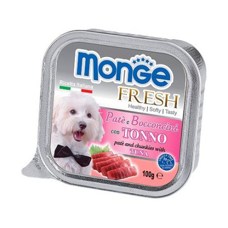 Влажный корм для собак Monge Fresh тунец 100г