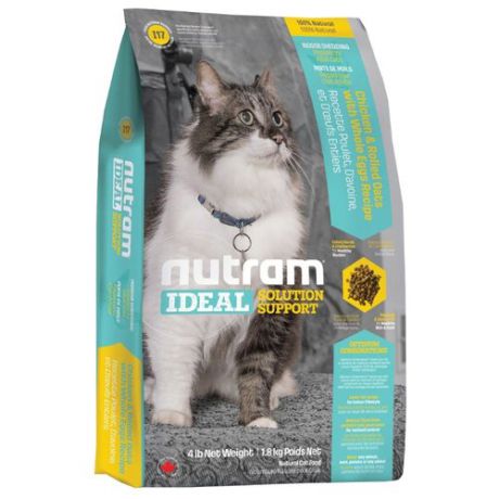 Корм для кошек Nutram I17 Для кошек, живущих в помещениях (6.8 кг)