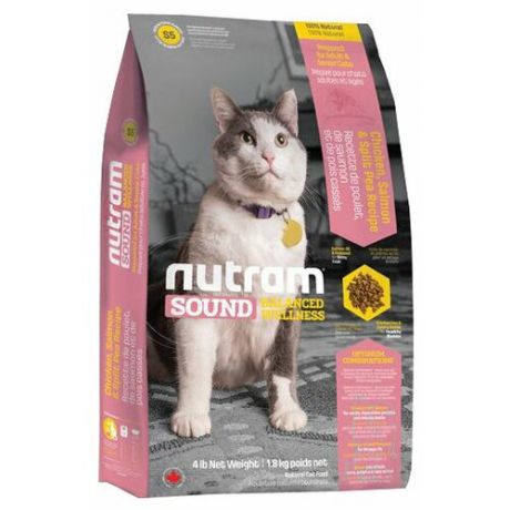 Корм для кошек Nutram S5 Для взрослых и пожилых кошек (6.8 кг)