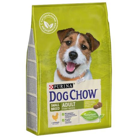 Сухой корм для собак DOG CHOW для здоровья кожи и шерсти, курица 2.5 кг (для мелких пород)