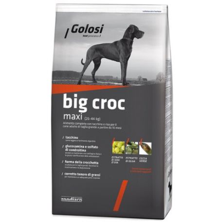 Корм для собак Golosi (12 кг) Big Croc Maxi (26-44 kg)