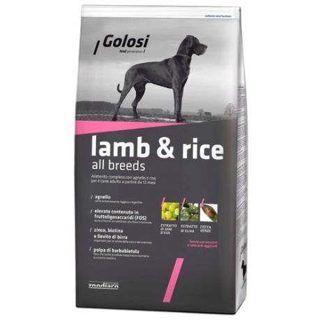 Корм для собак Golosi (12 кг) Lamb & Rice All Breeds