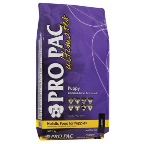 Корм для собак Pro Pac (12 кг) Ultimates Puppy Chicken & Brown Rice