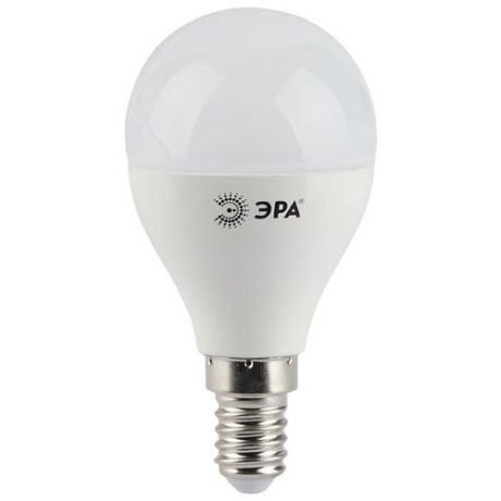 Лампа светодиодная ЭРА E14, P45, 7Вт