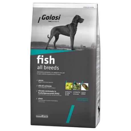 Корм для собак Golosi (12 кг) Fish All Breeds