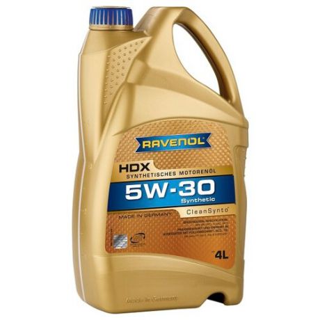 Моторное масло Ravenol HDX SAE 5W-30 4 л