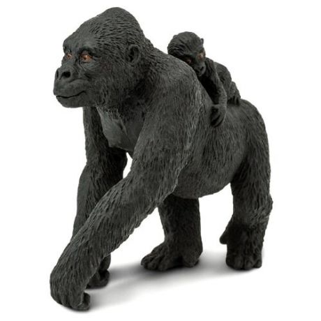 Фигурка Safari Ltd Равнинная горилла с детенышем 294729