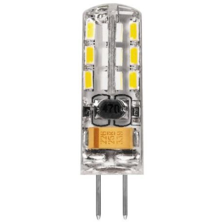 Лампа светодиодная Feron G4, JC, 2Вт