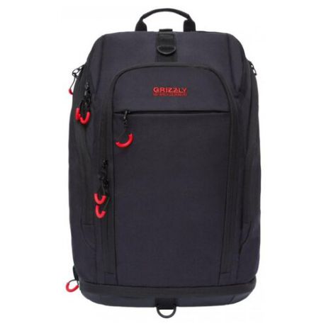 Рюкзак Grizzly RQ-906-1 20 черный/красный