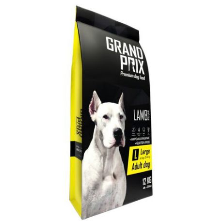 Корм для собак GRAND PRIX (12 кг) Large Adult ягненок