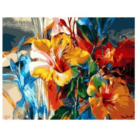 ВанГогВоМне Картина по номерам "Краски лилии", 40х50 см (ZX 21906)