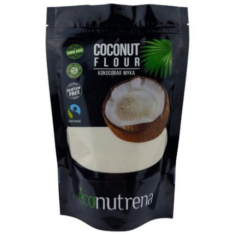 Мука Econutrena кокосовая, 0.25 кг