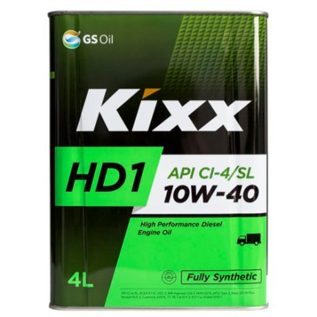 Моторное масло Kixx HD1 10W-40 4 л