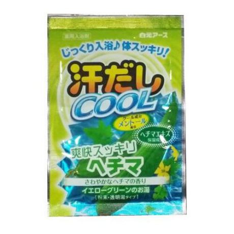 Hakugen Соль для ванны Asedashi Cool с экстрактом люффы 25 г