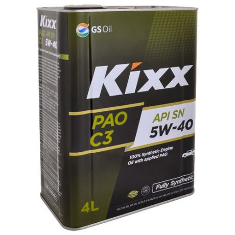 Моторное масло Kixx PAO C3 5W-40 4 л