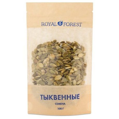 Семечки тыквенные ROYAL FOREST очищенные 100 г