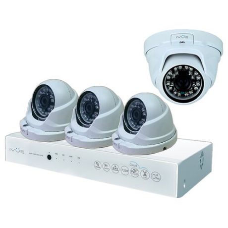 Комплект видеонаблюдения IVUE D5008-PPC-D4 4 камеры