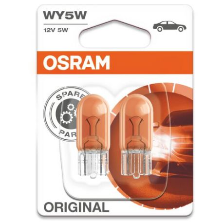 Лампа автомобильная накаливания Osram ORIGINAL 2827 WY5W 12V 5W 2 шт.