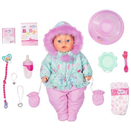 Интерактивная кукла Zapf Creation Baby Born Soft Touch Зимняя серия, 43 см, 827-529