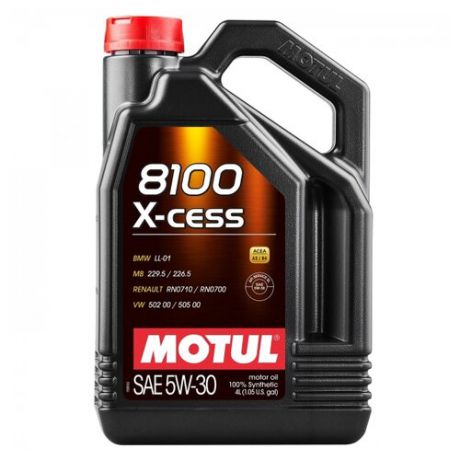 Моторное масло Motul 8100 X-cess 5W30 4 л
