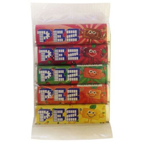 Конфета PEZ фруктовый набор 42.5 г