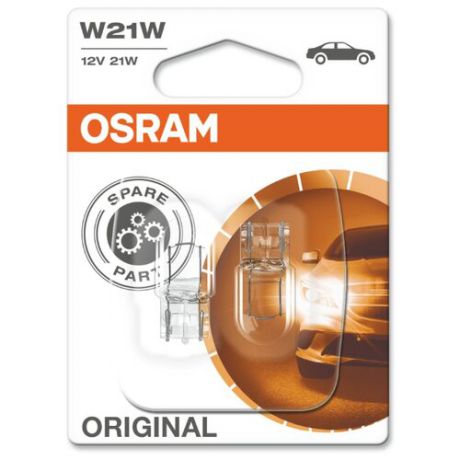 Лампа автомобильная накаливания Osram ORIGINAL 7505-02B W21W 12V 25W 2 шт.