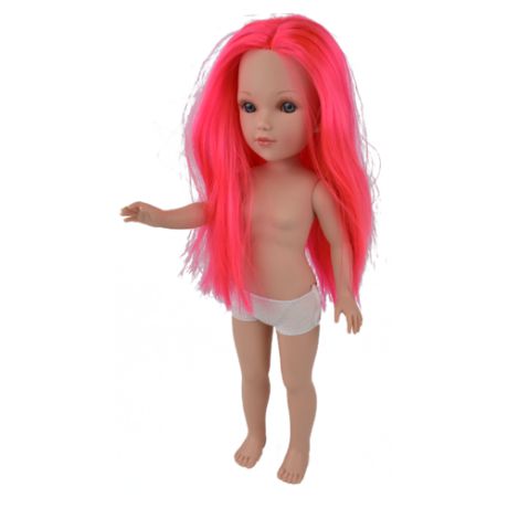 Кукла Vidal Rojas Мари с розовыми волосами без одежды, 41 см, 6504