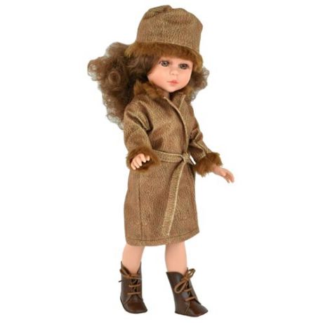 Кукла Vidal Rojas Найя кудрявая шатенка в зимней одежде, 41 см, 5532
