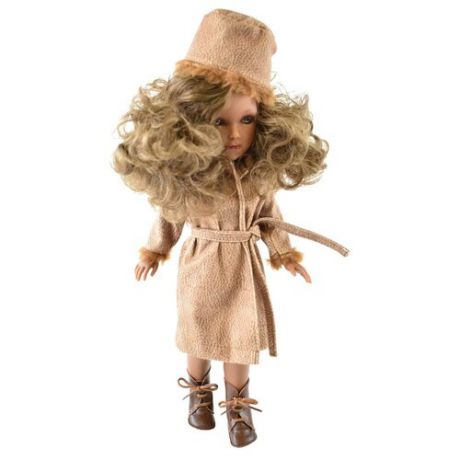 Кукла Vidal Rojas Мари кудрявая шатенка в зимней одежде, 41 см, 5507