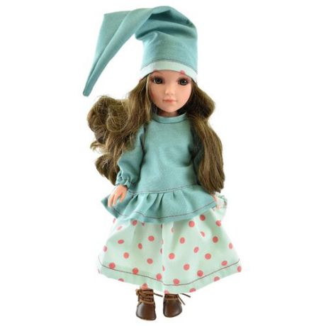 Кукла Vidal Rojas Мари шатенка в зеленом платье, 41 см, 5510