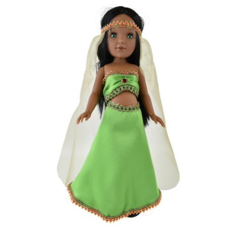 Кукла Vidal Rojas Пепа мулатка в восточном платье, 41 см, 5515