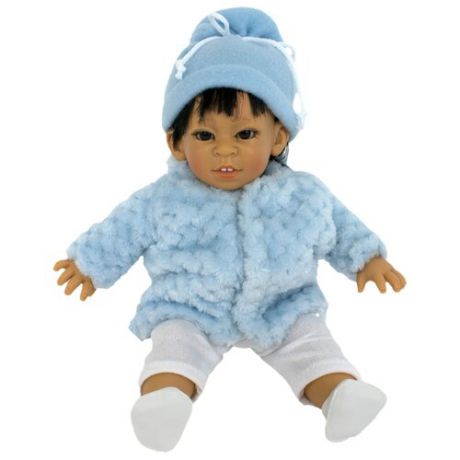 Кукла Lamagik Джестито мальчик-азиат в голубом пальто, 28 см, 10006