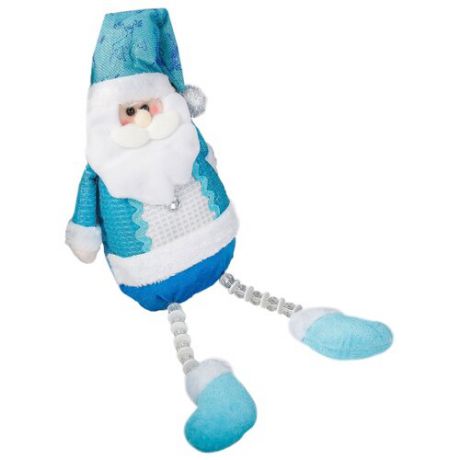 Мягкая игрушка Зимнее волшебство Дед Мороз в колпаке с оленями 50 см