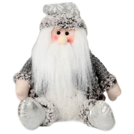 Мягкая игрушка Зимнее волшебство Дед Мороз с бубенчиком 24 см