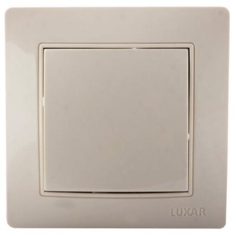 Выключатель 1-полюсный LUXAR Novo 02.001.04,10А, кремовый