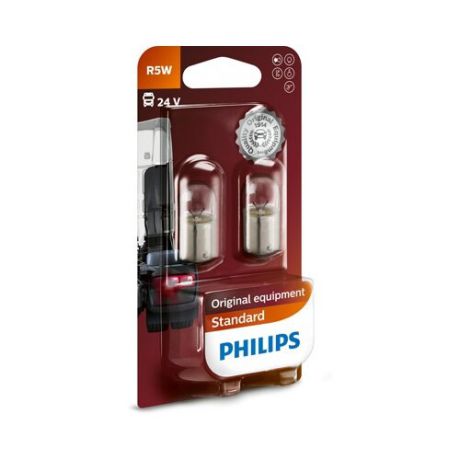 Лампа автомобильная накаливания Philips Standard 13821B2 R5W 5W 2 шт.