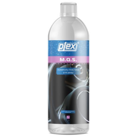 PLEX Полироль пластика и резины салона автомобиля MQS 1, 1 л