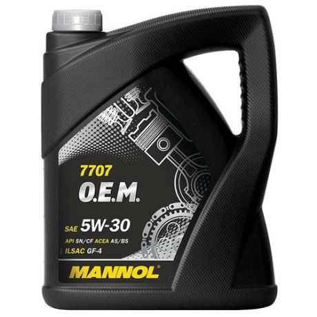 Моторное масло Mannol 7707 O.E.M. 5W-30 5 л