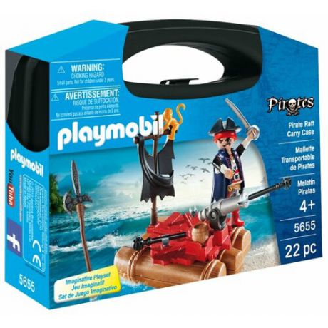 Набор с элементами конструктора Playmobil Pirates 5655 Пиратский плот