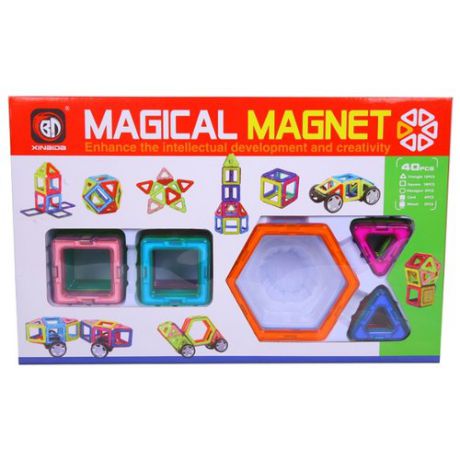 Магнитный конструктор Xinbida Magical Magnet 702-40