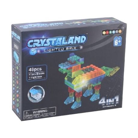 Конструктор Crystaland Lighted Brix 99010 Животные 4 в 1