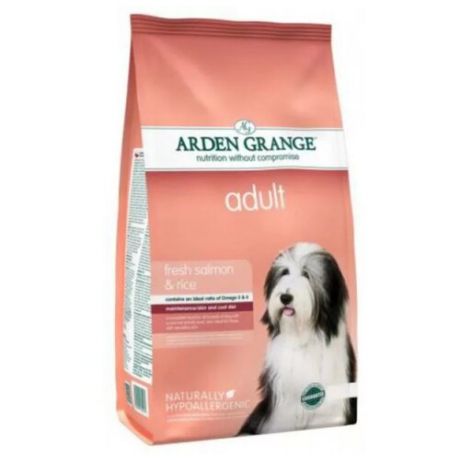 Корм для собак Arden Grange (15 кг) Adult лосось и рис сухой корм для взрослых собак