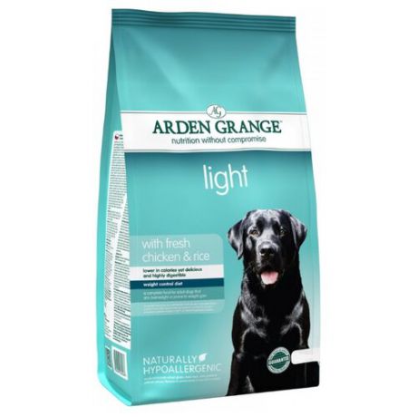 Корм для собак Arden Grange (15 кг) Adult Light курица и рис сухой корм для взрослых собак, диетический