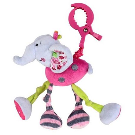 Подвесная игрушка Жирафики Слонёнок Тим (93567) розовый/белый