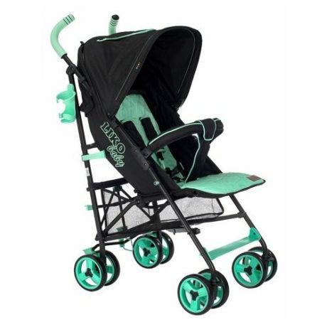 Прогулочная коляска Liko Baby B-319 Easy Travel зеленый/черный