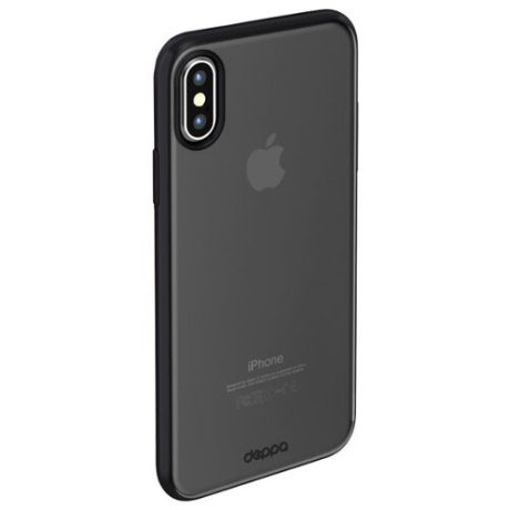 Чехол Deppa Gel Plus Case (матовый) для Apple iPhone X/Xs черный