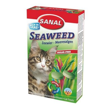 Добавка в корм SANAL Seaweed для кошек 50 г 100 шт.