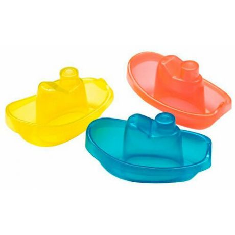 Набор для ванной Playgro Bright Baby Boats (0183454) красный/желтый/синий